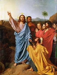 Jesus gibt die Schlüssel an St. Peter zurück, 1820